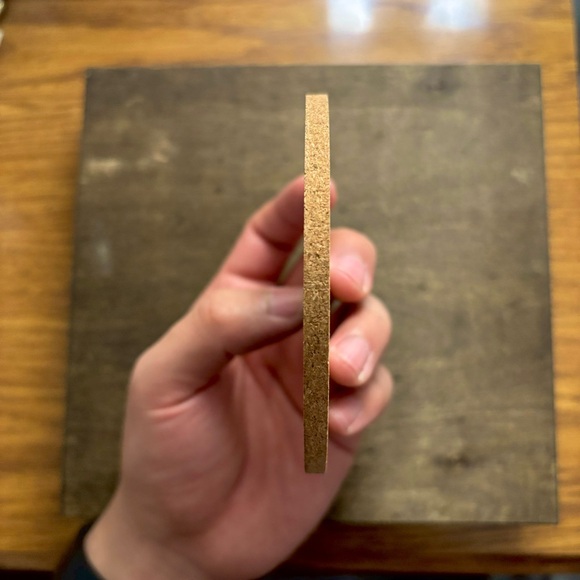 Naruto Kushina Laser Engraved Cork Coaster - Picture 5 of 5